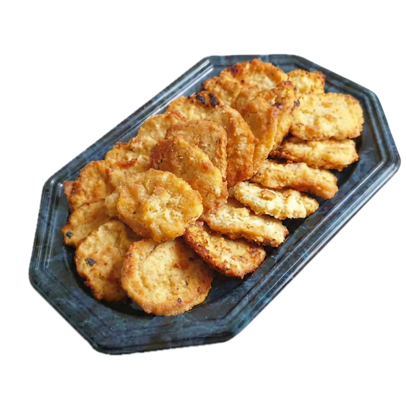 Schnitzelplatte vom Schwein